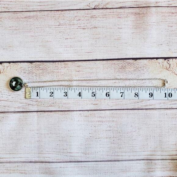 Creepy Cat Bat Skull Pendant Gothic Halloween Chain Necklace Silver - Picture 6 of 7